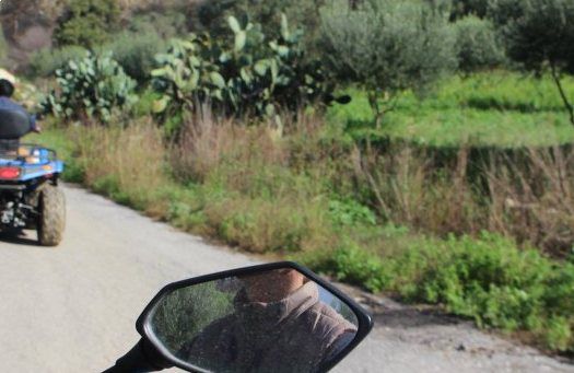on road